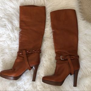 Ralph Lauren collection purple label leather boots